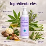 Shampooing Fortifiant Anti-Chute au Chanvre – 200 ml | RAYON K-ZEN – Image 3